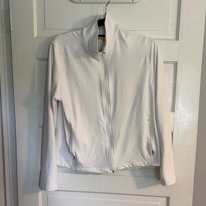 Women's White Lucy Exercise Jacket